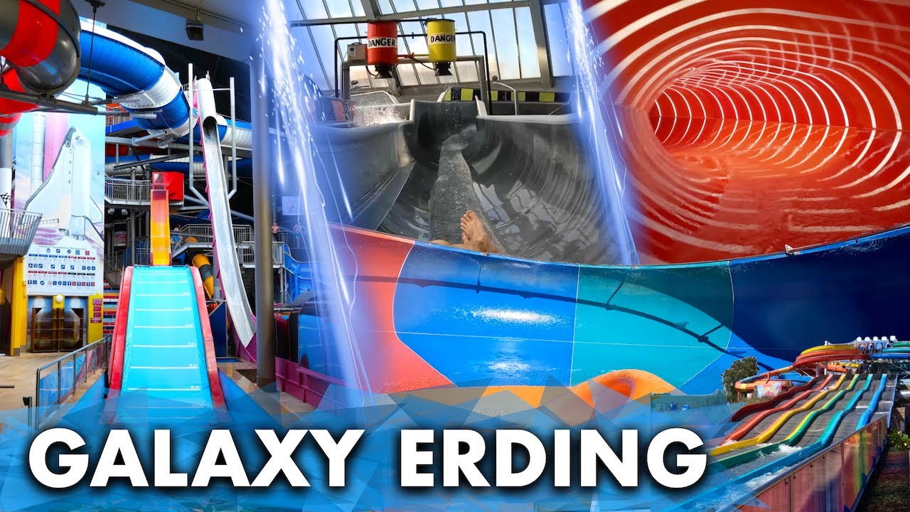 All Water Slides at Therme Erding | 4K Onride POV