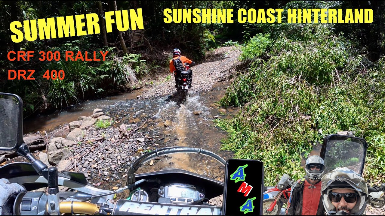 SUMMER FUN | SUNSHINE COAST HINTERLAND | DRZ 400, CRF 300 RALLY