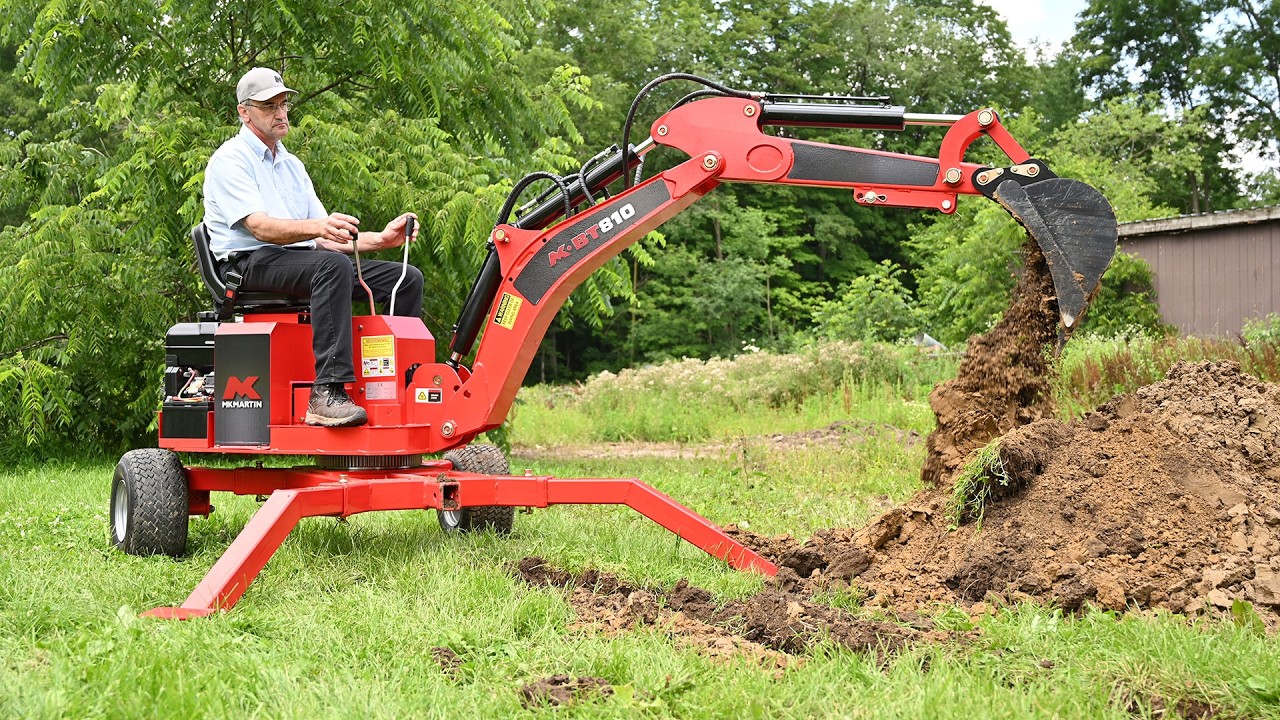 MK Martin Trailer Backhoe