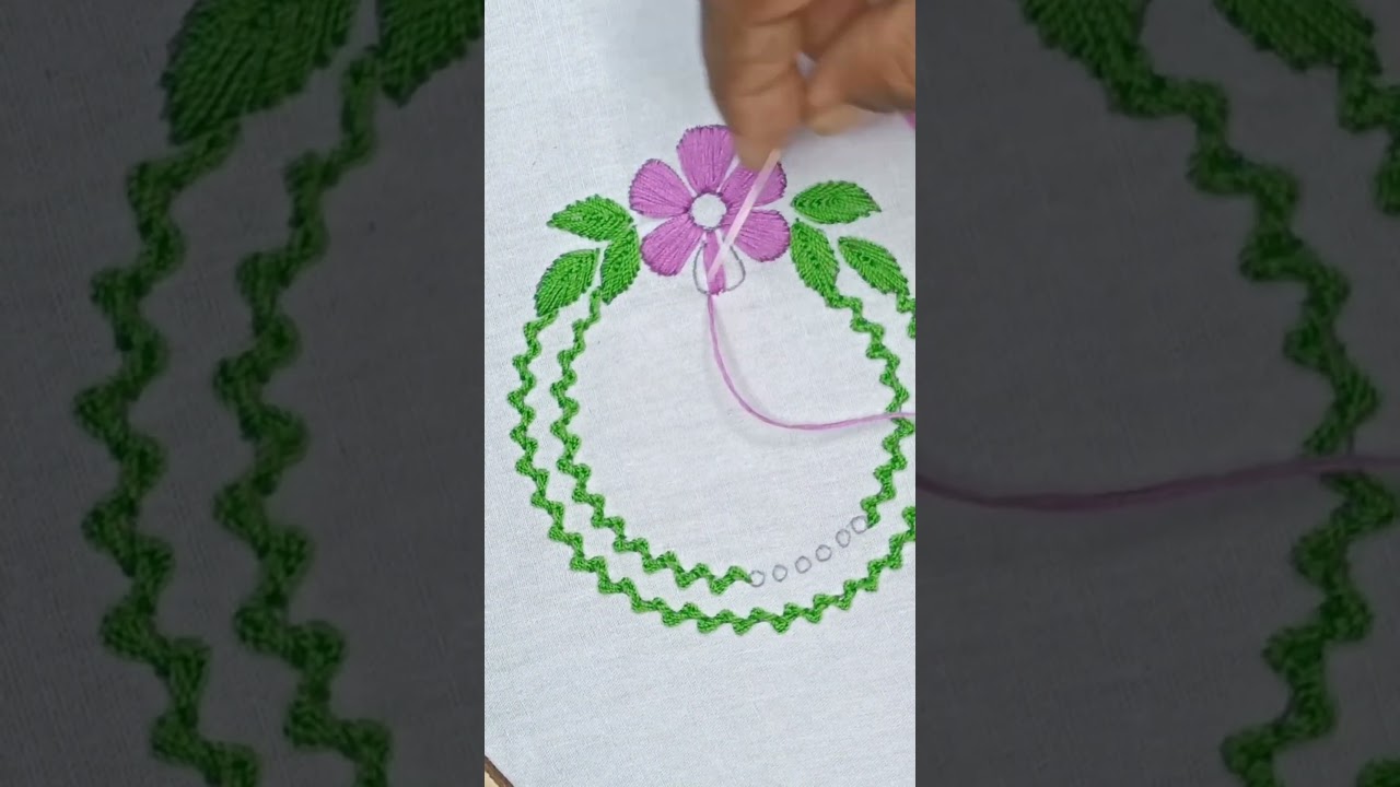 Exclusive Cushion/Pillow Cover Embroidery | Stitch Embroidery Designs | Hand Embroidery Design
