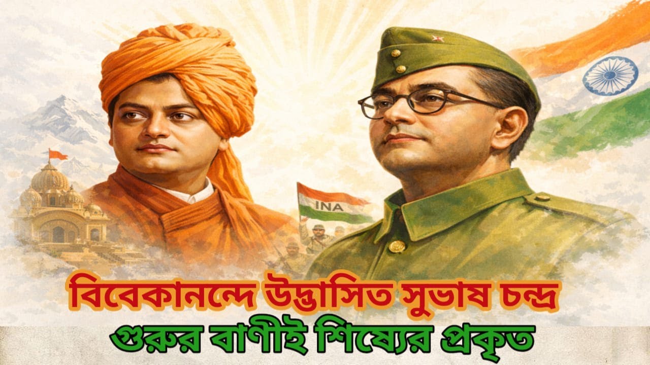 বিবেকানন্দে উদ্ভাসিত সুভাষ চন্দ্র | স্বামী বিবেকানন্দ ও নেতাজি সুভাষচন্দ্রের দেশপ্রেম
