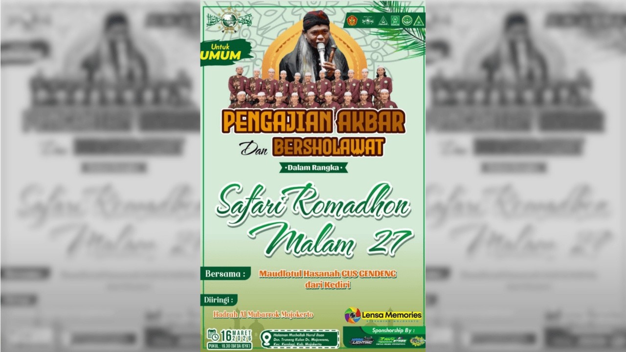 Pengajian Akbar & Bersholawat Dalam Rangka Safari Ramadhan Malam 27 | Dsn. Truneng, Ds. Mojowono
