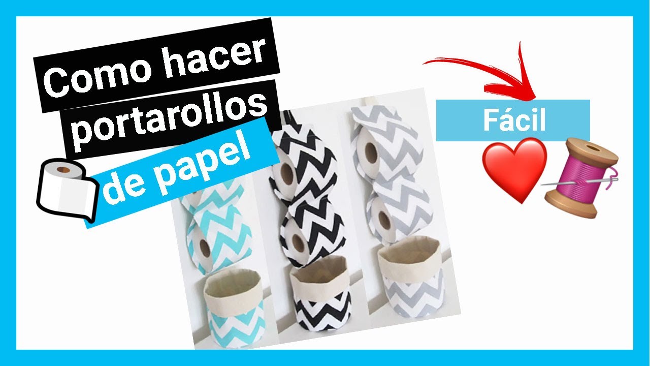 ⭐ Portarollos de papel higiénico ⭐ Proyecto de costura para principiantes ⭐ La escuela de costura