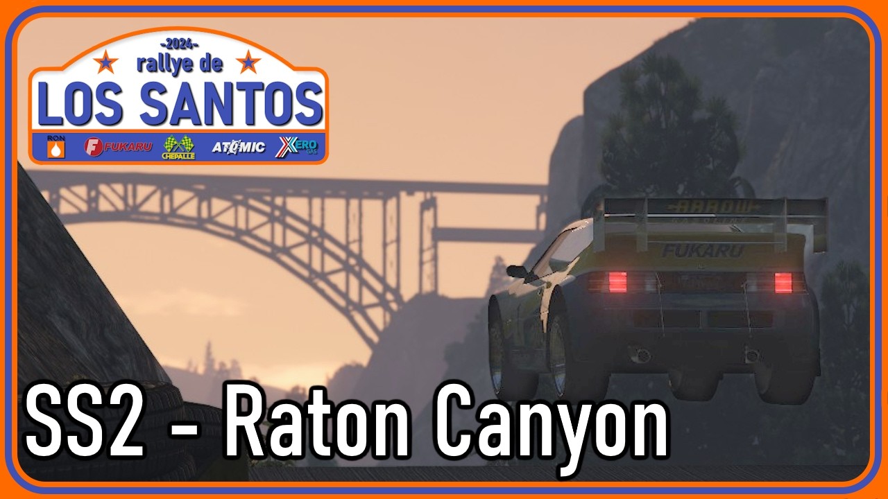 SS2 Raton Canyon - Rallye de Los Santos // realistic GTA 5 creator rally stages