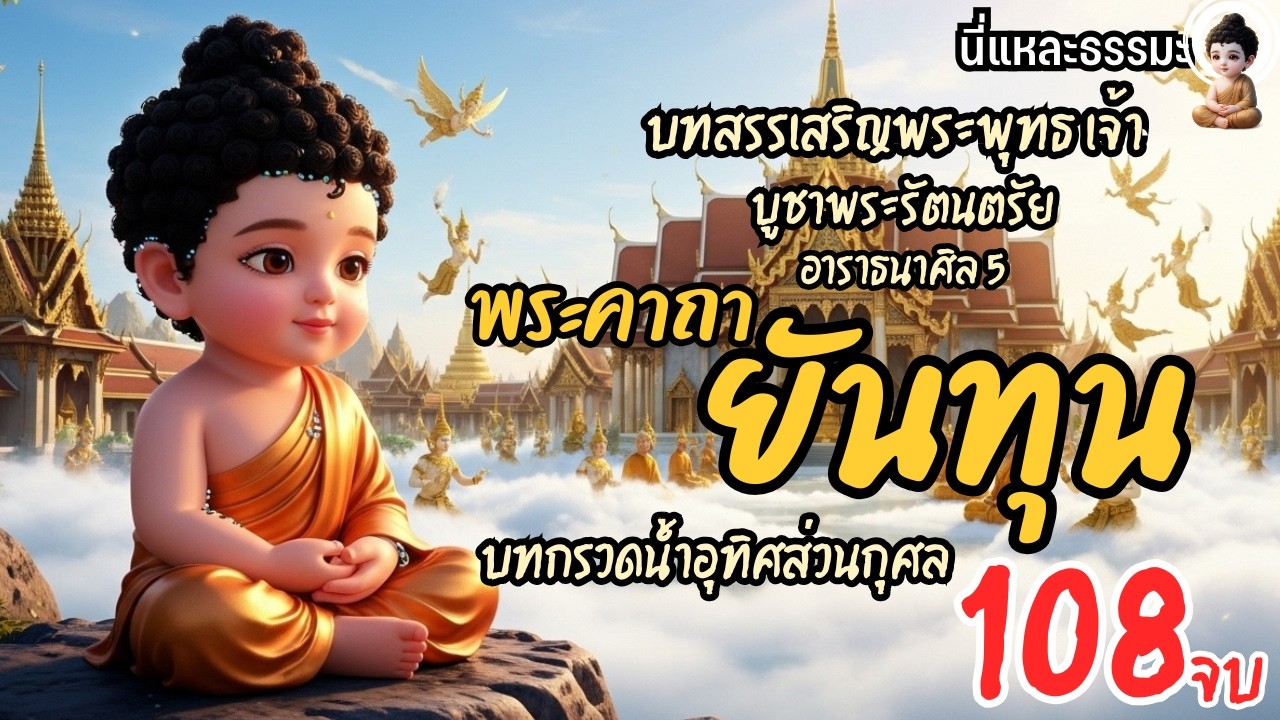 📒ชุดบทสวดมนต์: ยันทุน | 🎧เปิดฟังเสริมสิริมงคลแก่ชีวิตและครอบครัว