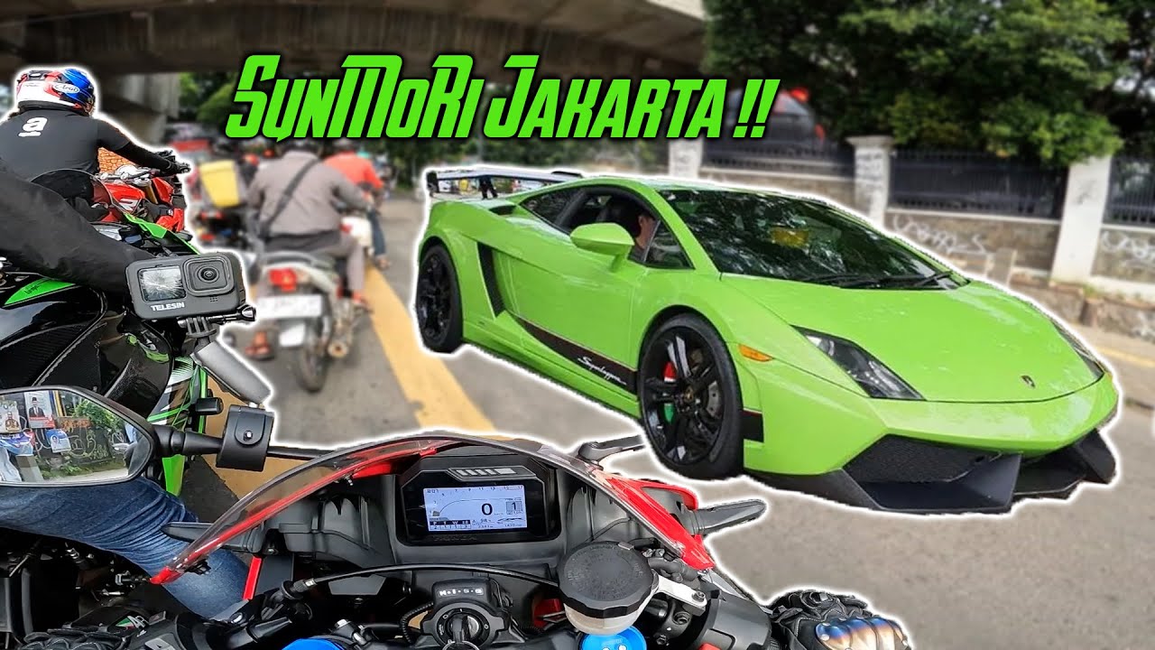 Geber Moge Jakarta Ketemu SuperCar | CBR 600 BMW S1000 ZX10R