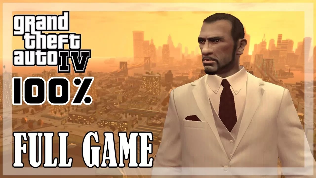GTA 4 Complete Story – All Missions 100% Full Game [PC 60fps]