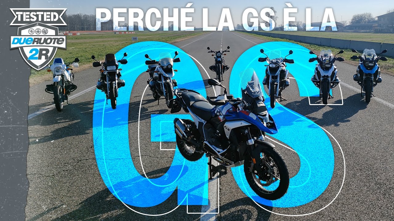 Tutte le BMW GS della storia a confronto e il test della R 1300 GS!