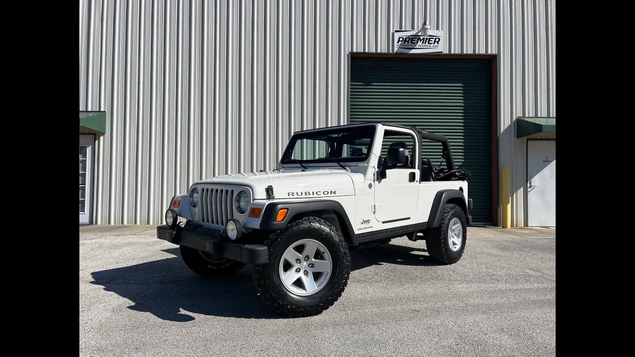 SOLD - 2005 Jeep Wrangler Rubicon Unlimited - PremierAutomotiveSource.com