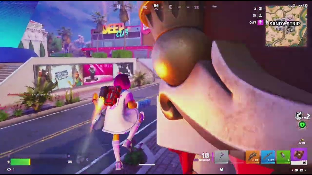 FortNite - One of my earlier Victory Royale attempts