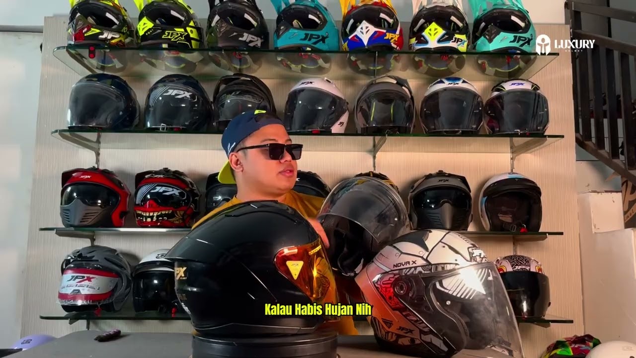 Review helm keren JPX NOVA X v2