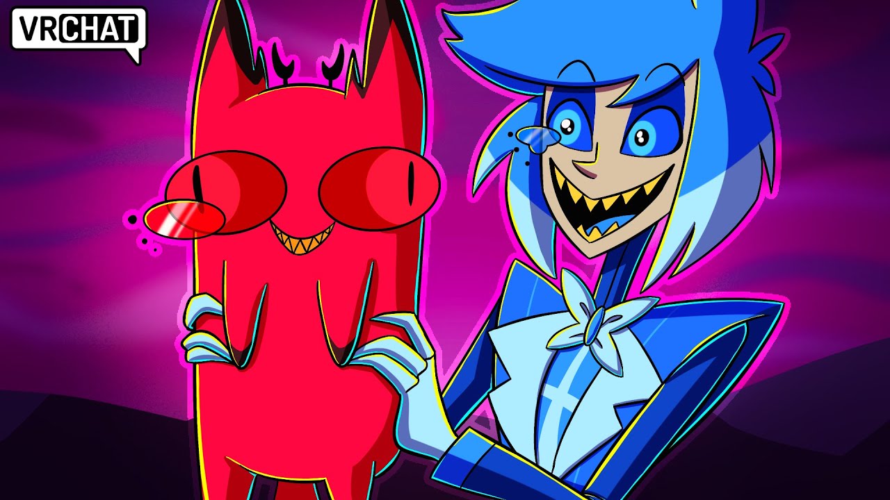 Alastor BECOMES A CAT in Hazbin Hotel VRChat