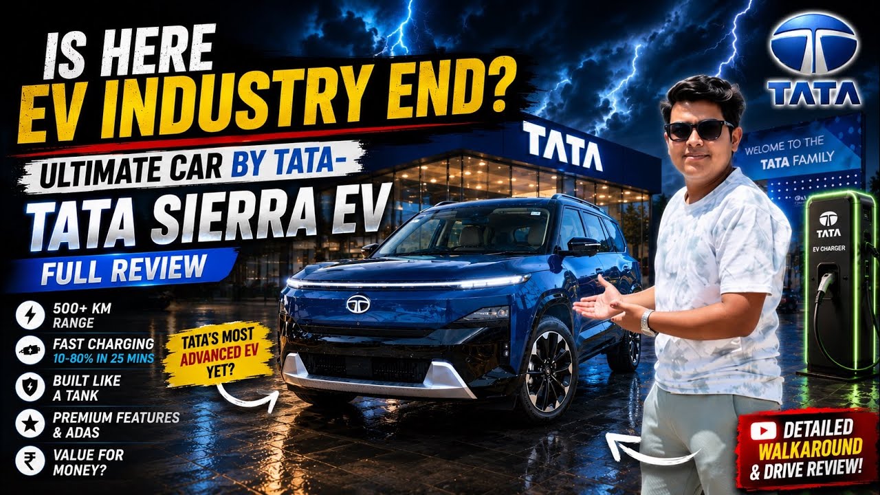 Is the EV Industry Over? Tata Sierra EV 75 kWh Review | The Ultimate EV by Tata? Full Review