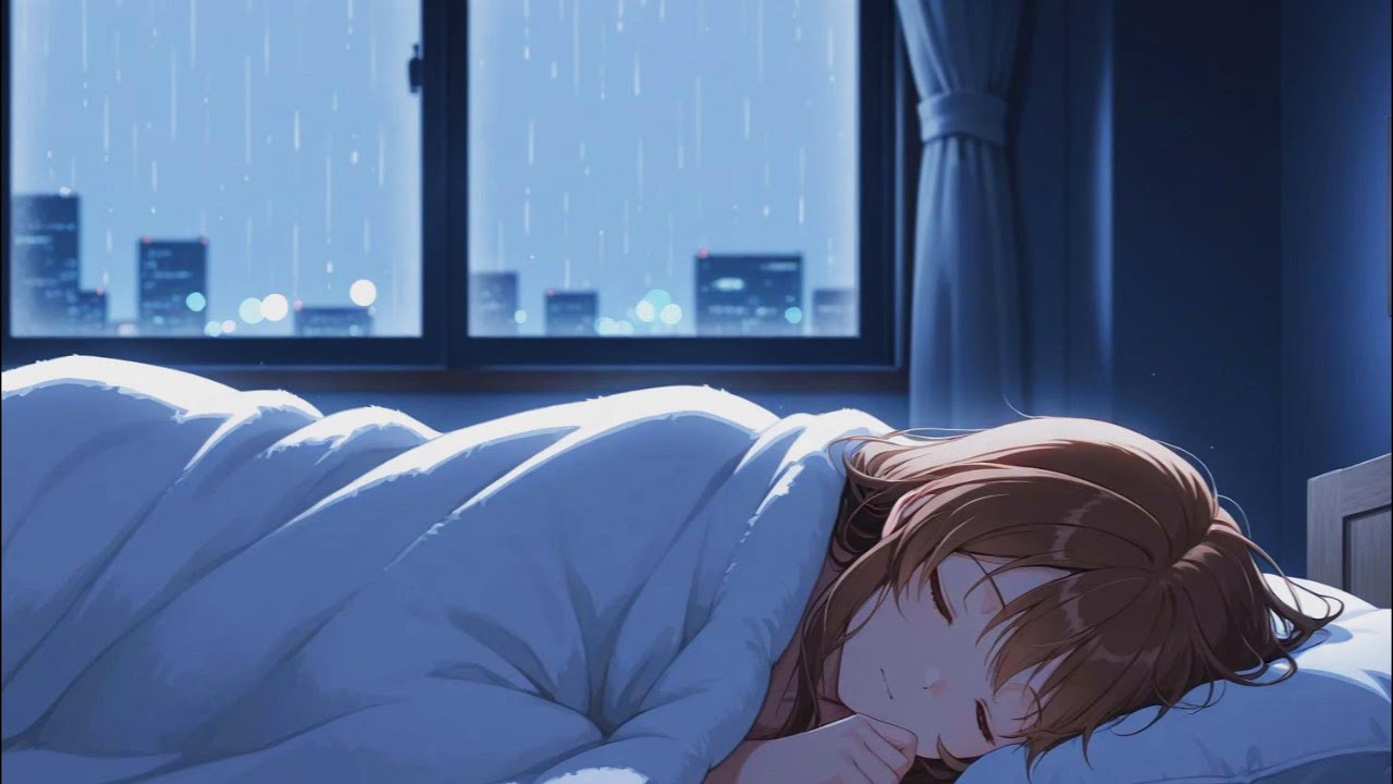 Steady Rain on Window 🌙 8 Hours of Pure Night Ambience (No Music) — Aiko’s Sanctuary