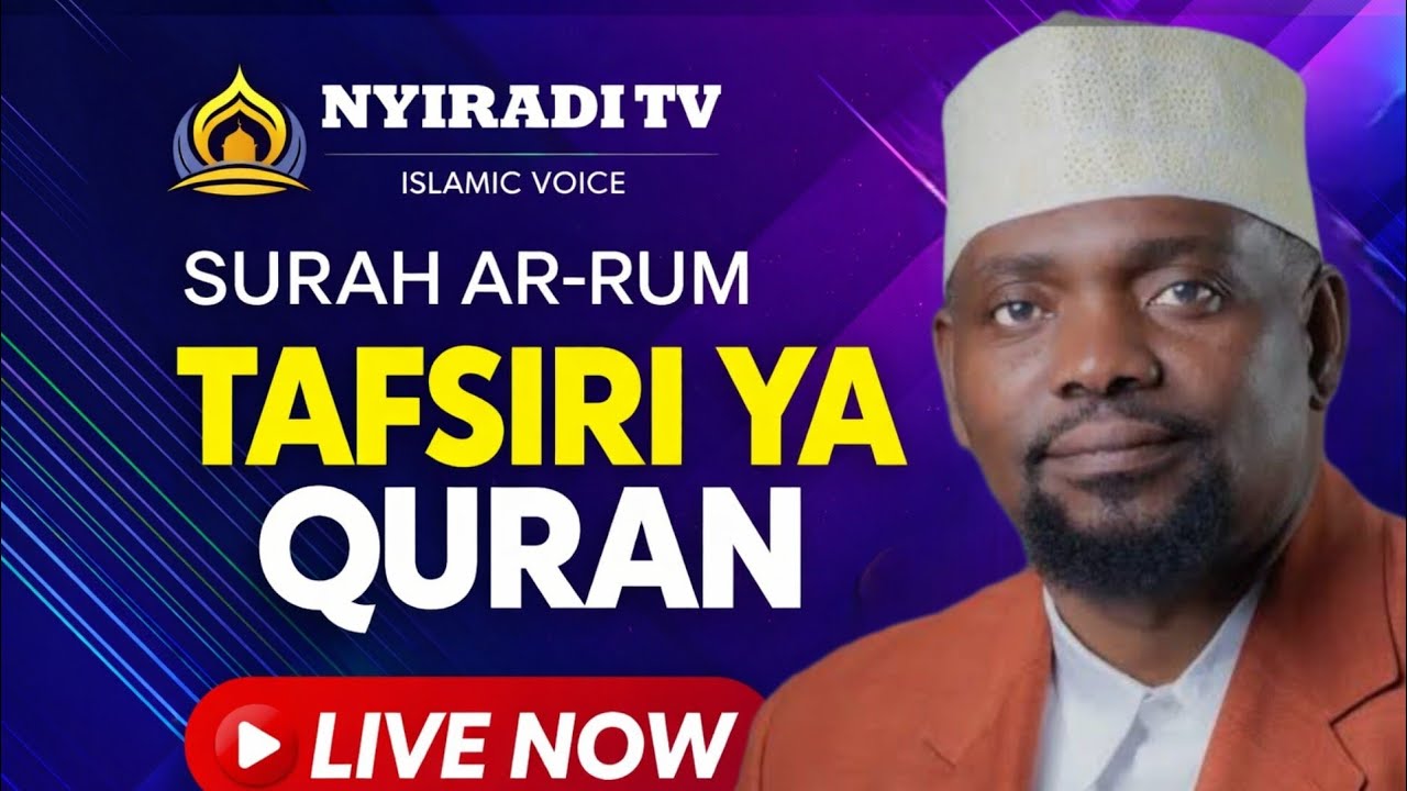🔴#LIVE DARASA ZA RAMADHAN DAY 3\TAFSIRI YA QUR'AN SURAT AR-RUM\MASJID KICHANGANI SH.WALID 1447H.