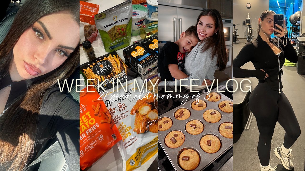 week in my life as a 27 year old mommy of 3♡ grocery haul, trying new recipes, & more