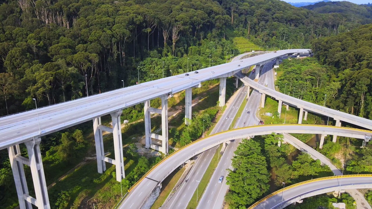 DJI MAVIC AIR 2 | HIGHEST HIGHWAY IN MALAYSIA | The Rawang Bypass | 4K HDR