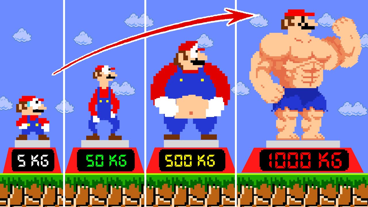 Mario Growing up but Every Seeds makes Mario Growing Up | ADN Game