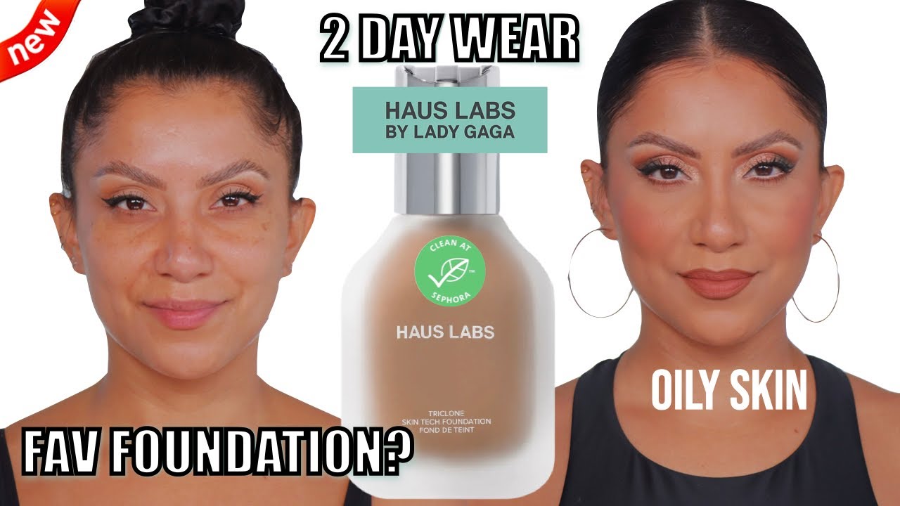 2-дневная стойкость *новинка* HAUS LABS TRICLONE SKIN TECH СРЕДНЯЯ ТОНАЛЬНАЯ ОСНОВА *для жирной к...