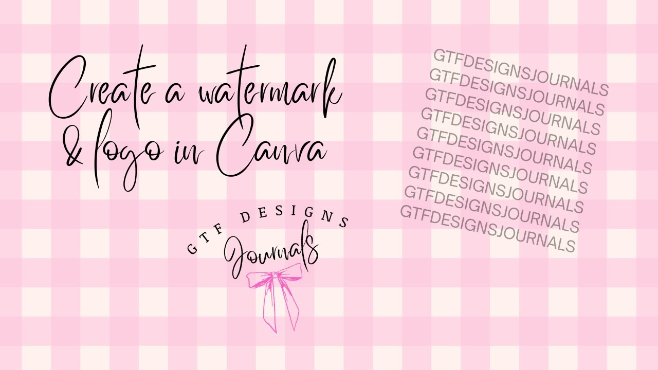Creating a Watermark, Logo and Facebook Cover Photo In Canva