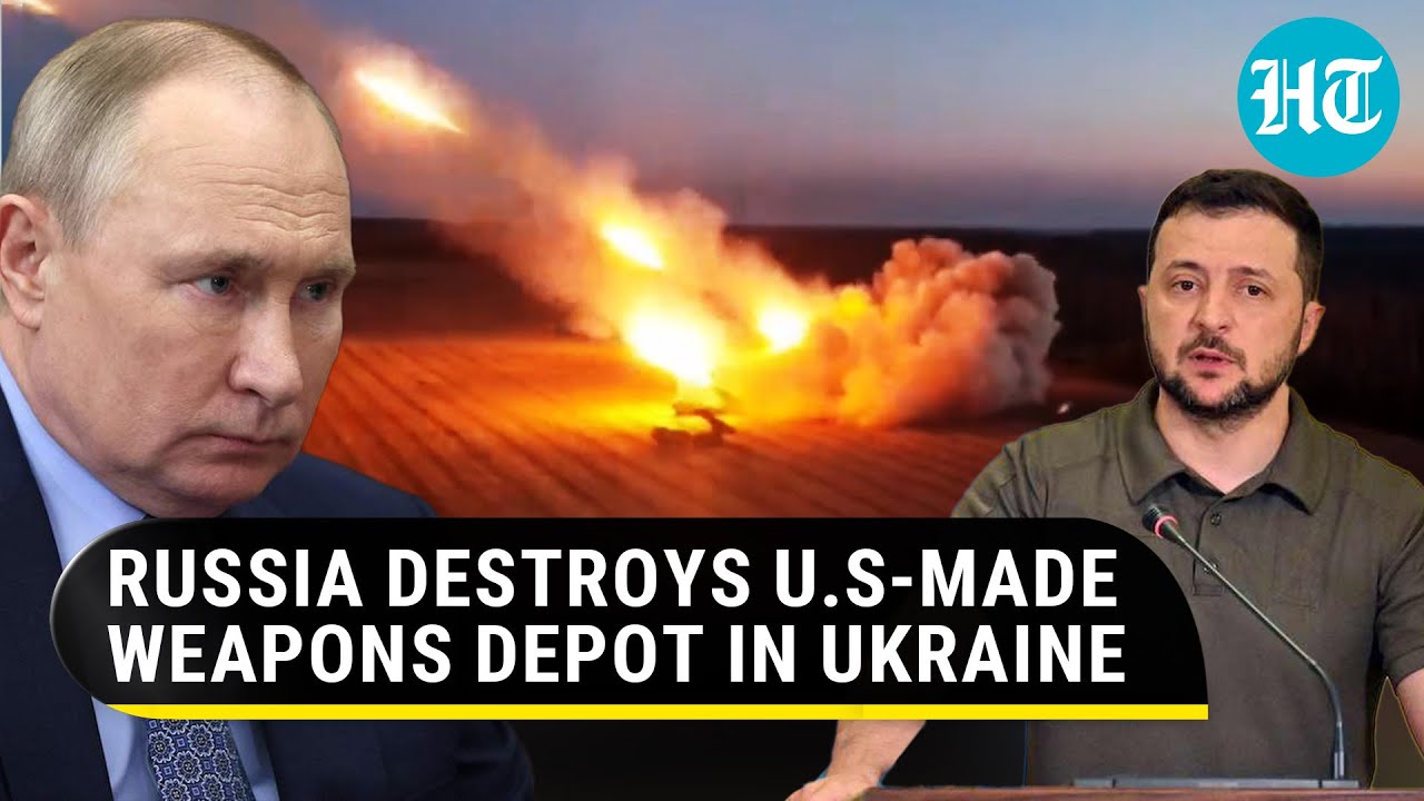Putin's men strike U.S HIMARS, Howitzers at weapons depot in Ukraine as Russian war rages