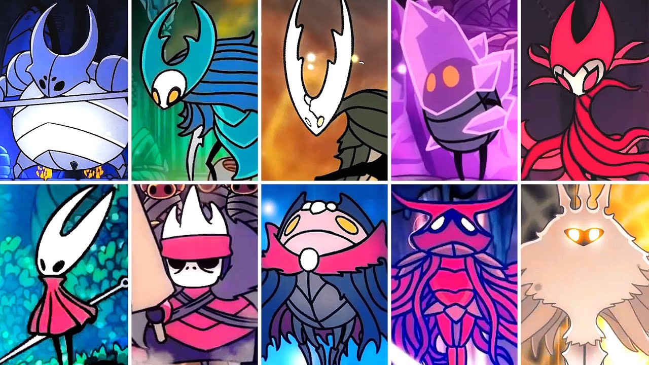 HOLLOW KNIGHT - All Bosses (No Damage)