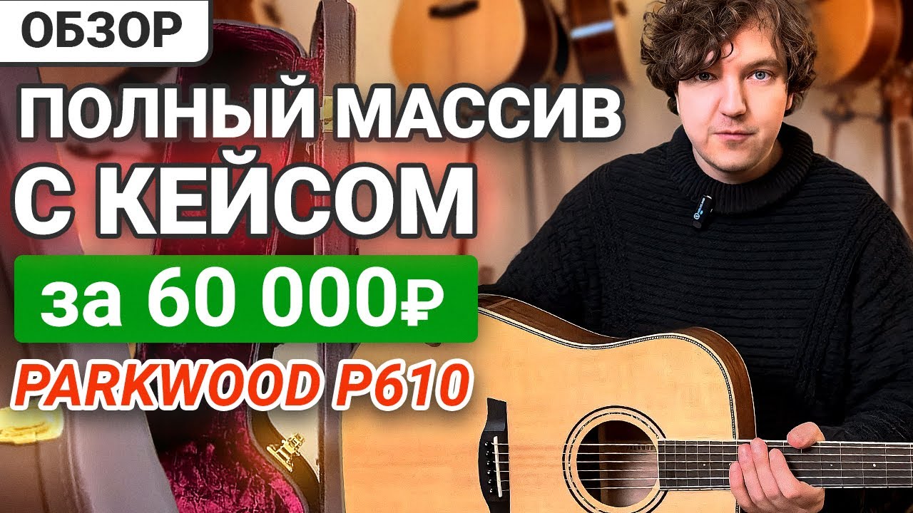 Качество на Уровне Martin и Taylor за 60 Тысяч??? Обзор гитары Parkwood P610.