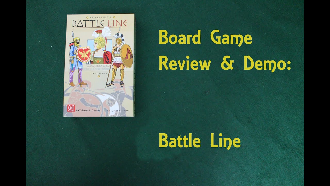 Board Game Review and Gameplay Demo - Battle Line
