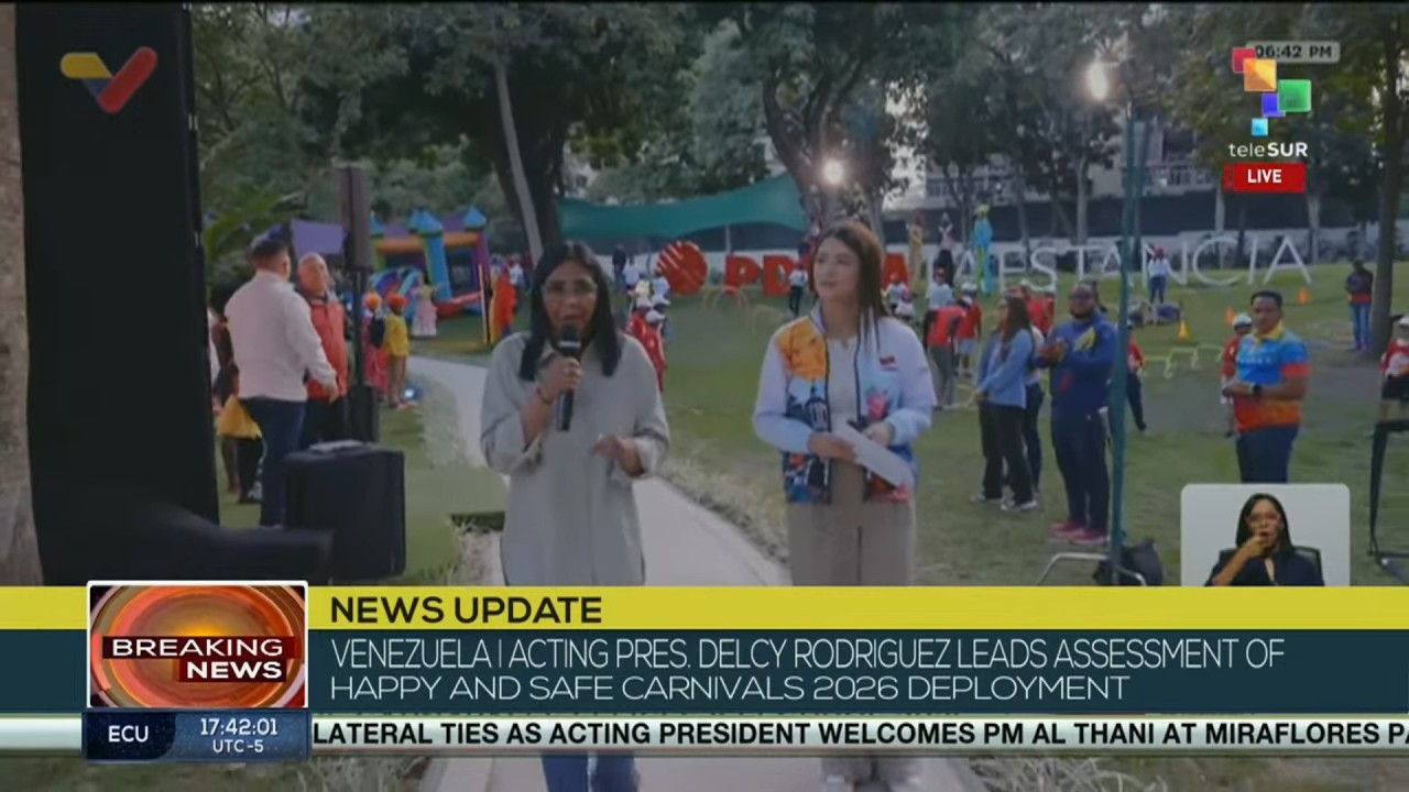 Delcy Rodriguez | “This is the spirit of Venezuela: tolerance, respect, and peace”