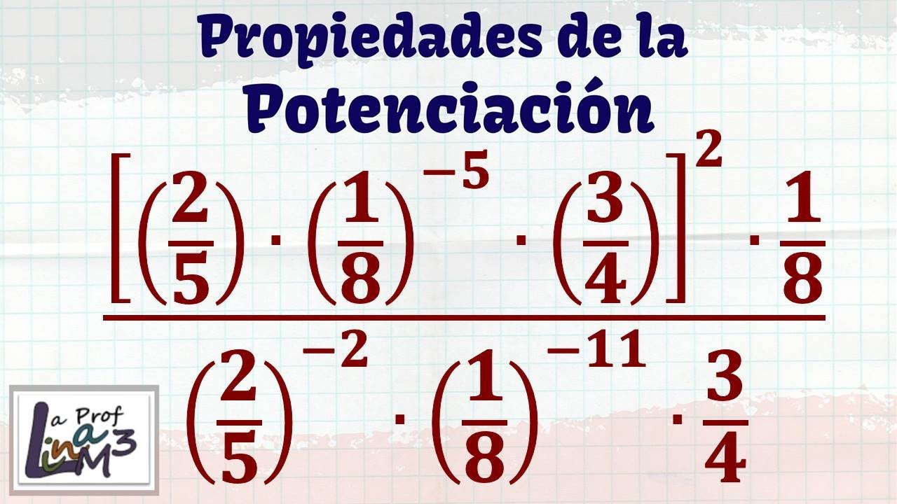 Simplificacion aplicando propiedades de la potenciacion