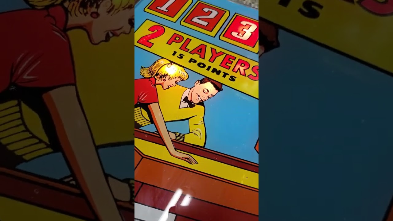 Shuffleboard scoreboard