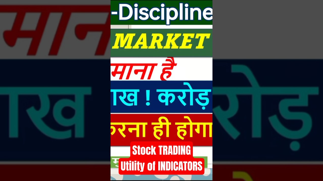Trading for Beginners - Utility of Indicators 