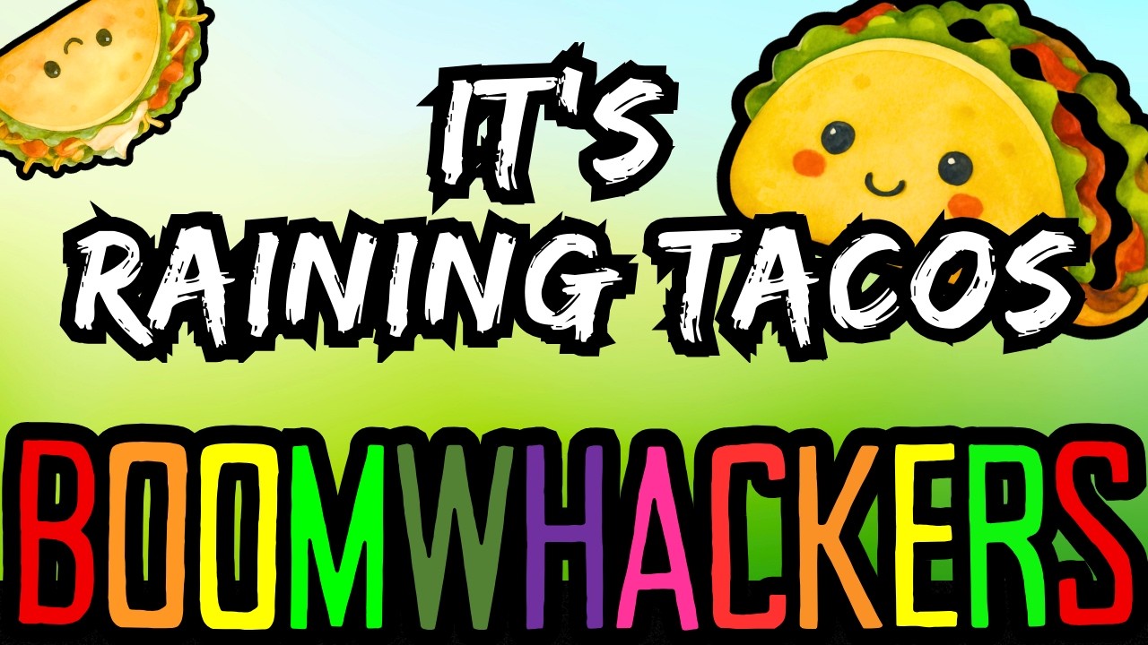 Raining Tacos | Easy Boomwhacker Play Along | Steady Beat