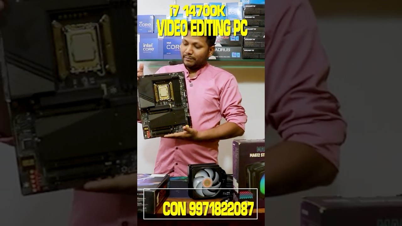 intel i7 14700k | video editing | pc z890 gigabyte | edius video editing pc | #pcsettings #computer