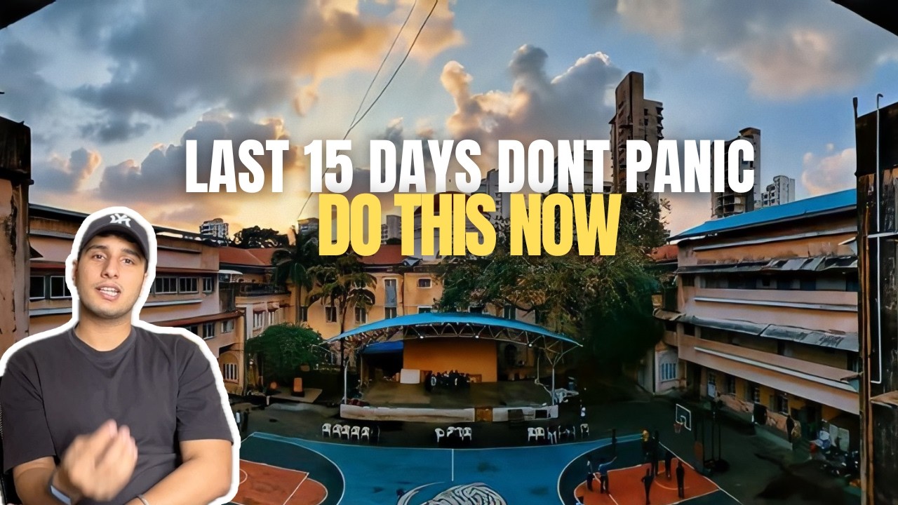 Last 15 Days MHT-CET Strategy (Do This Now) | Nitin Dhiman