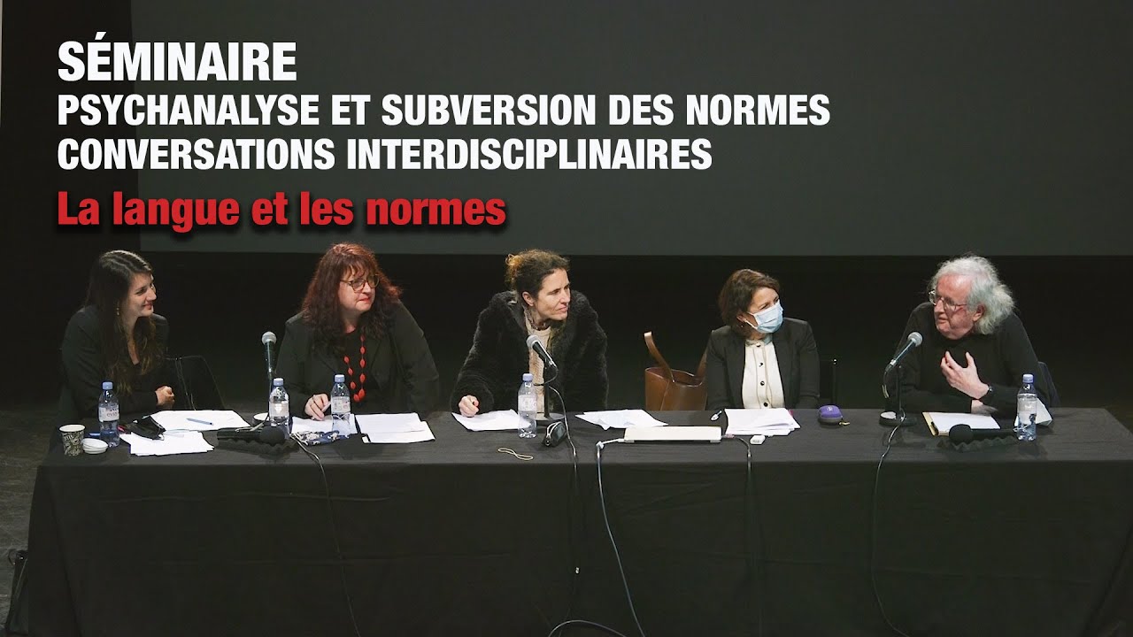 SÉMINAIRE : La langue et les normes