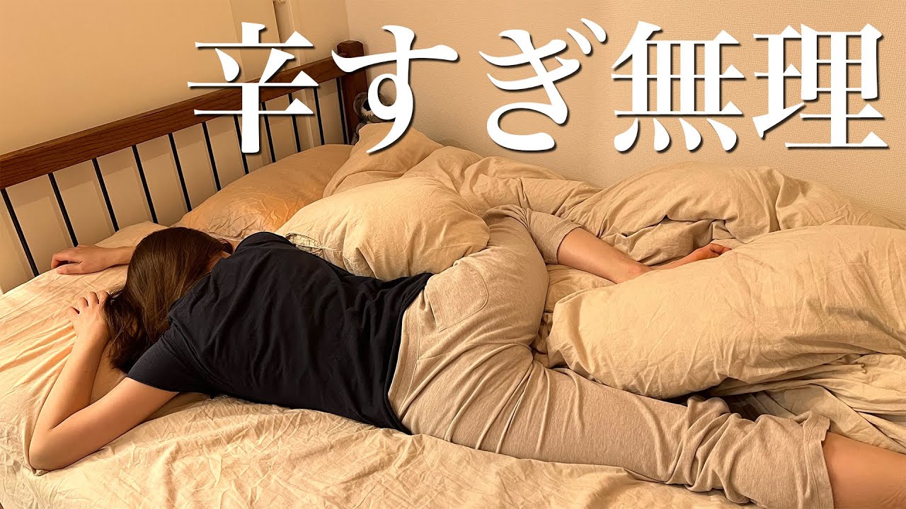 妻が体調不良で倒れたので全力で看病する1日【二人暮し】