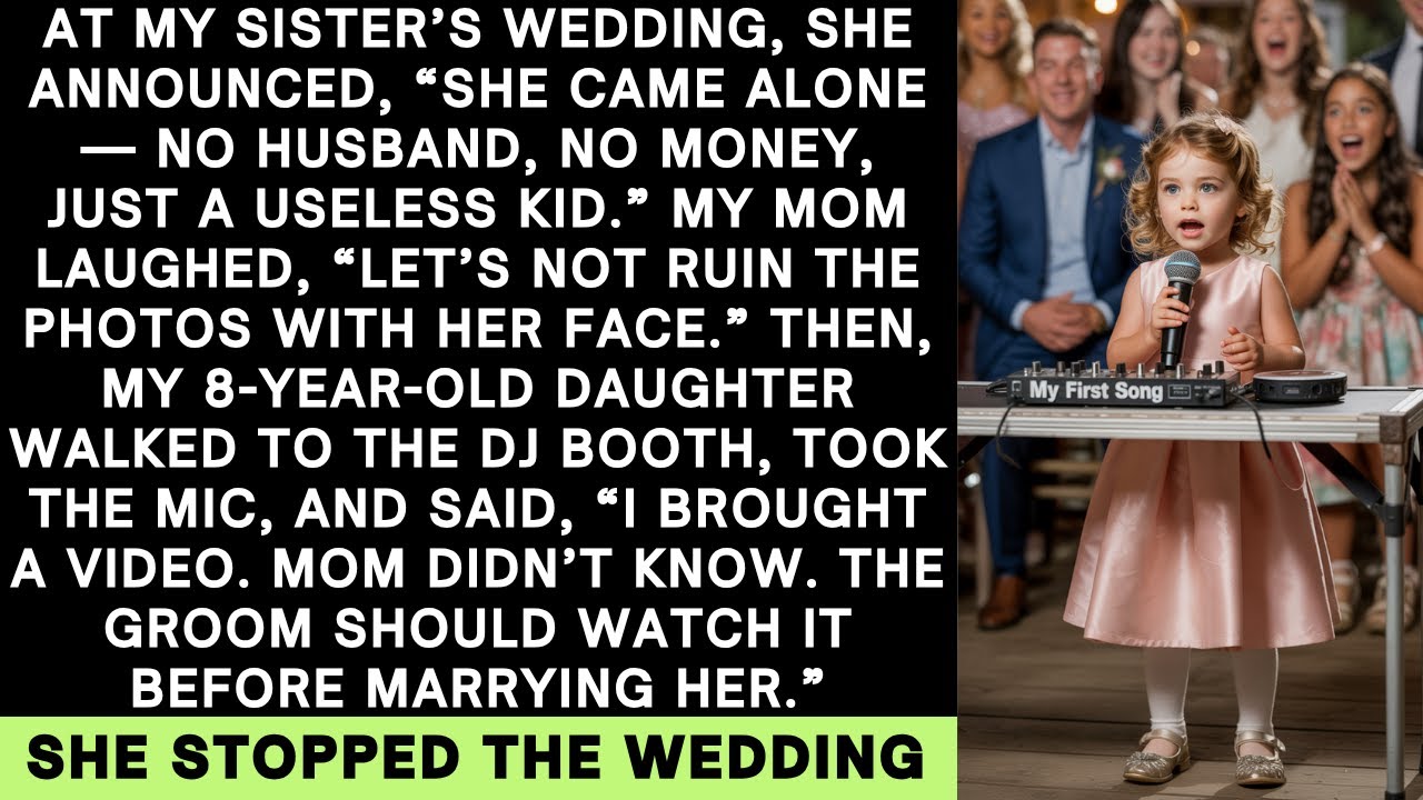 My Sister Insulted Me at Her Wedding—Then My Daughter Stopped Everything With One Video