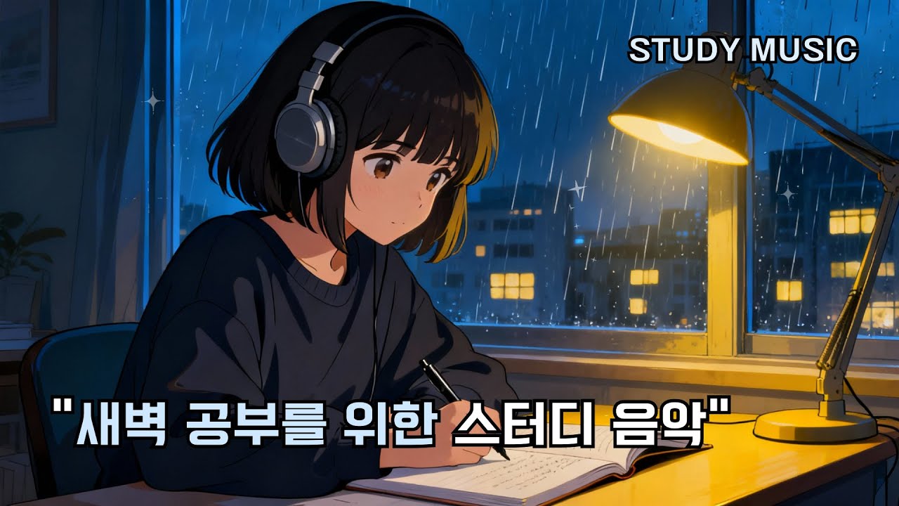 새벽 공부🌙 집중력 UP! 카페음악 📚 | 가사 없는 스터디 음악 | 달팽이뮤직