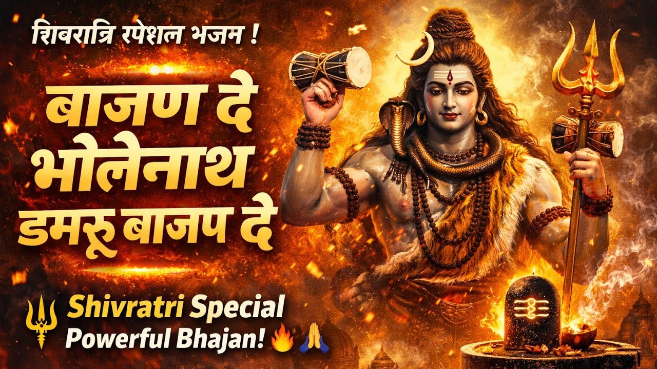 🔱 बाजण दे भोलेनाथ डमरू बाजण दे Shivratri Special Powerful Bhajan 🔥🙏🕉️ #bhajan #viral #youtubevideo 