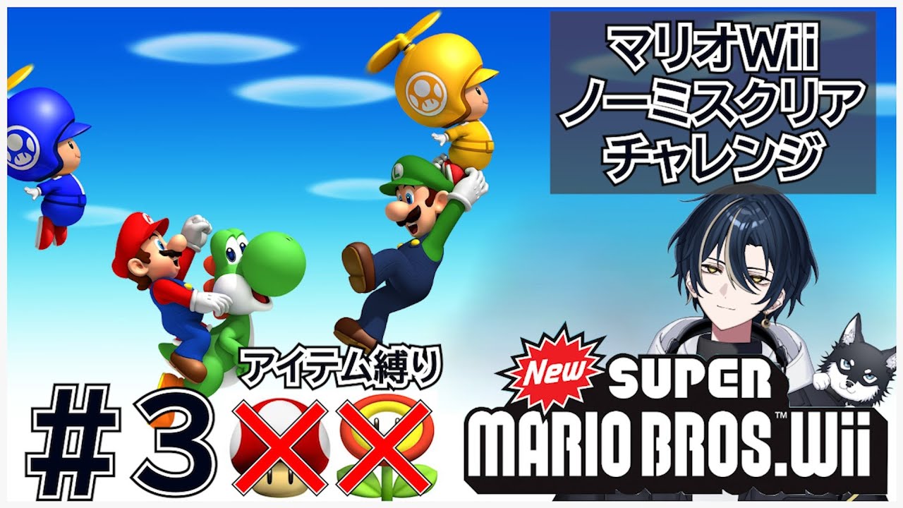 【マリオブラザーズ Wii】ノーミスクリアチャレンジ＃３