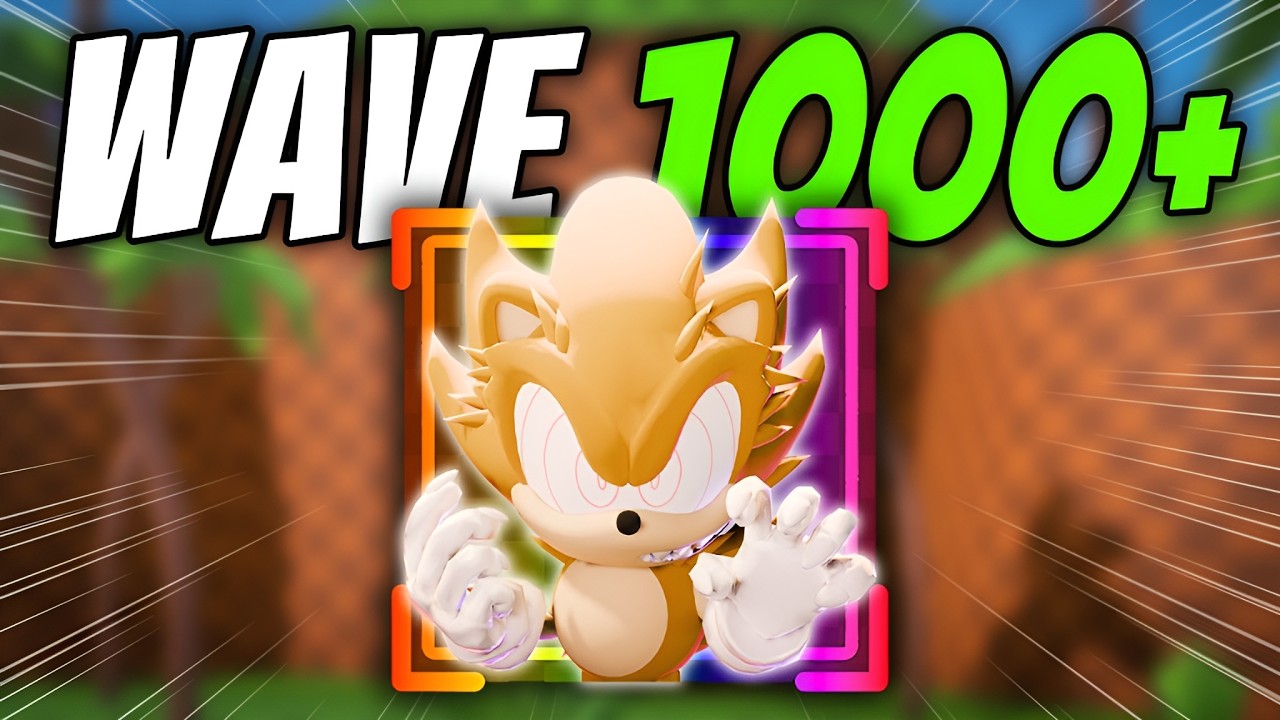 The STRONGEST Unit in SONIC TOWER DEFENSE...