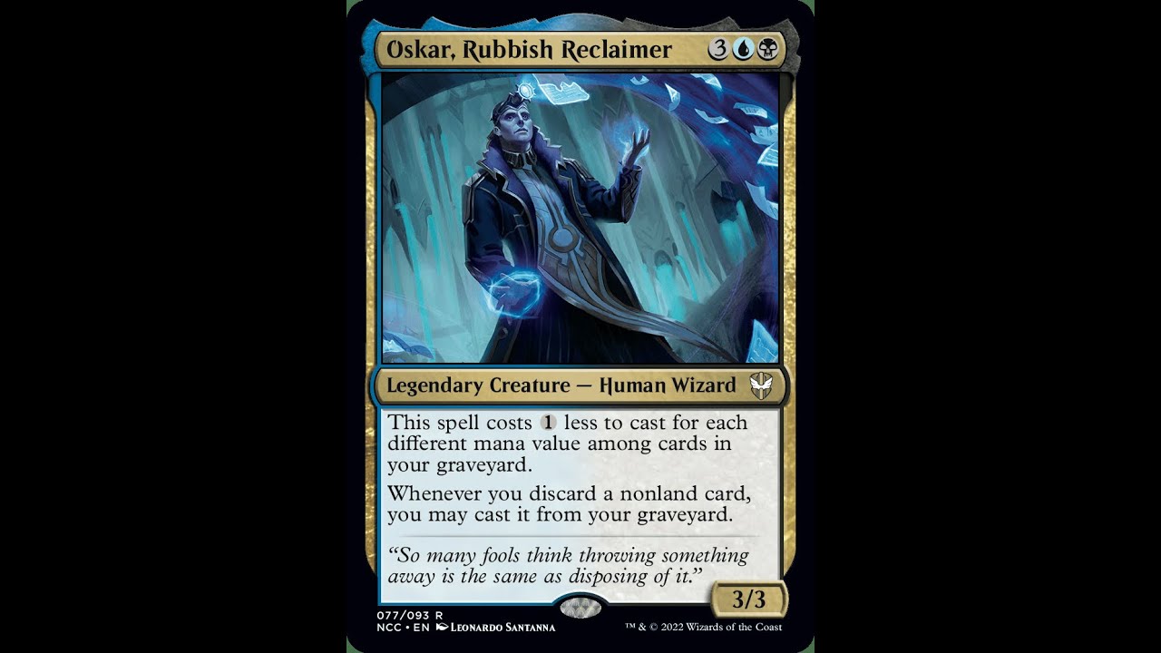 MTG Commander/EDH Deck Tech - Oskar, Rubbish Reclaimer (mrping request)
