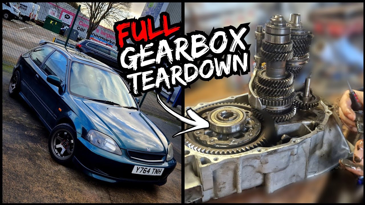 What's That Noise? Gearbox REBUILD & UPGRADE For The Civic! *Carbon Synchro, Polybush*