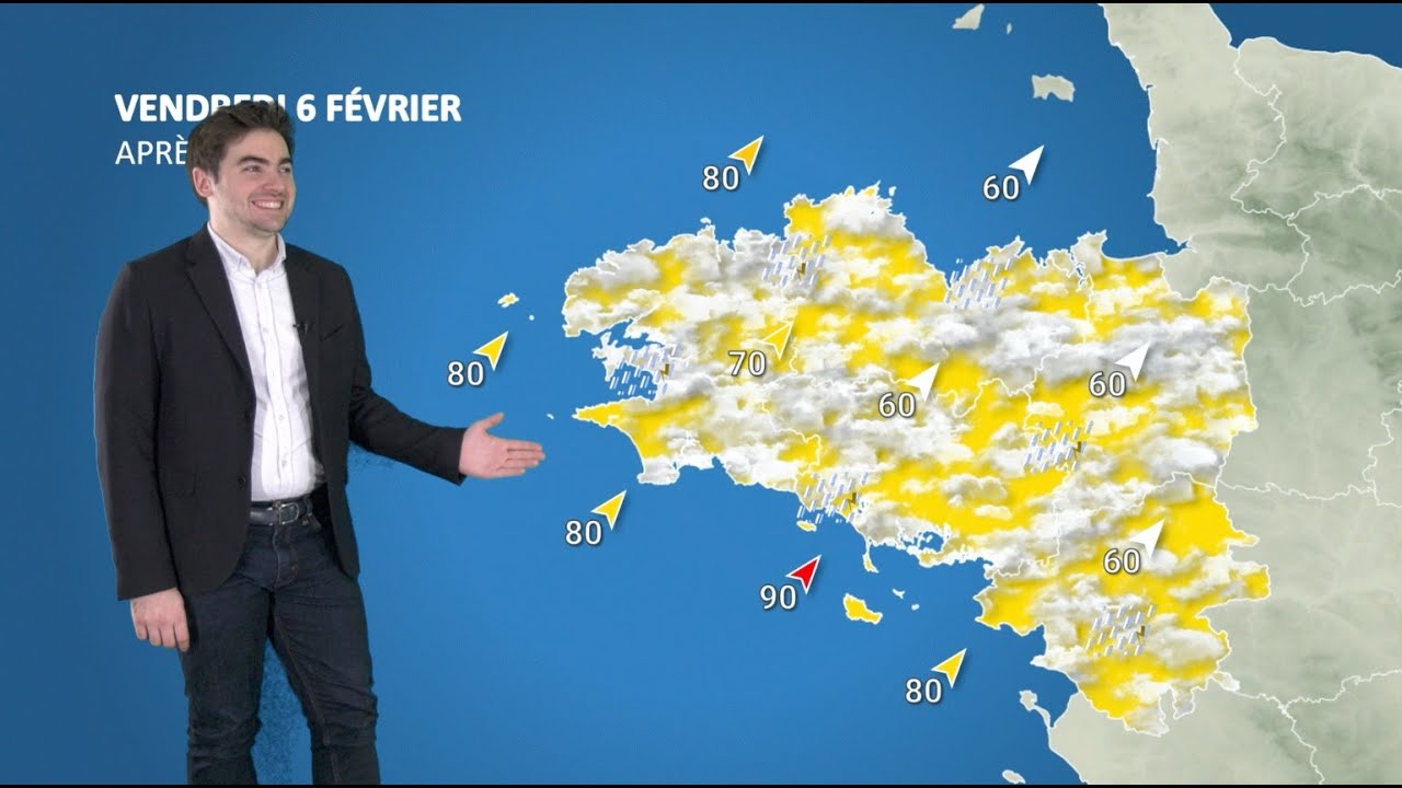 Bulletin météo pour le vendredi 6 février 2026