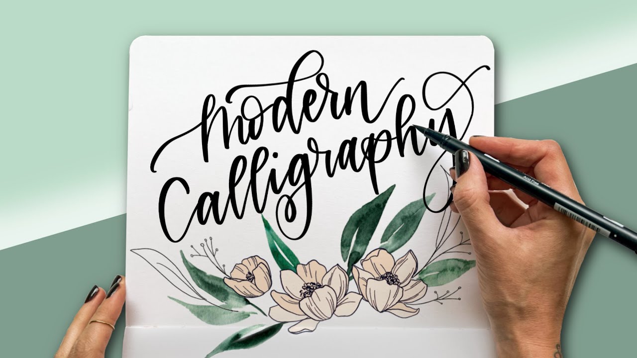 Learn Modern Calligraphy 4 Easy Steps 1 Intro
