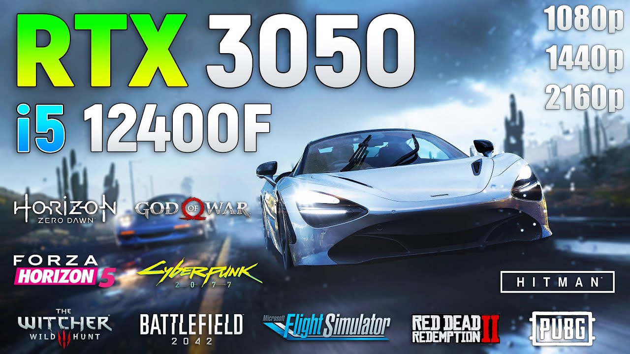 GeForce RTX 3050 - Test in 10 Games l 1080p l 1440p l 4K l