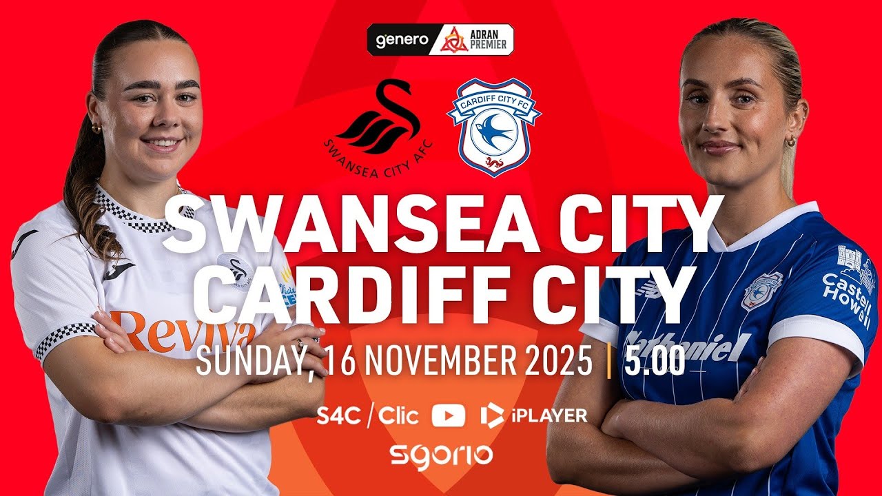 FULL MATCH: Swansea City v Cardiff City | Genero Adran Premier | English Language Commentary