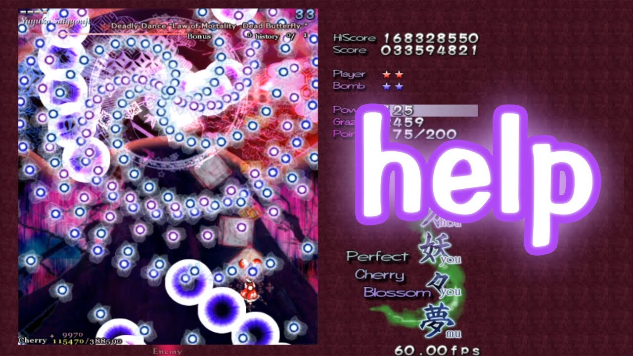 playing touhou while sick bc im stupid