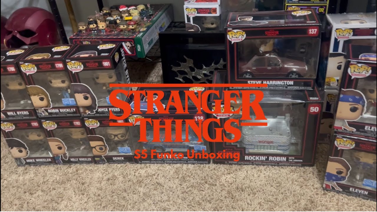 STRANGER THINGS SEASON 5 FUNKO UNBOXING 